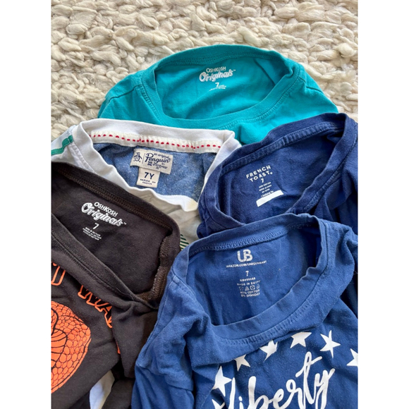 Boys Clothing Bundle Lot long Sleeve Tee T-shirts OshKosh B'gosh - Picture 2 of 6